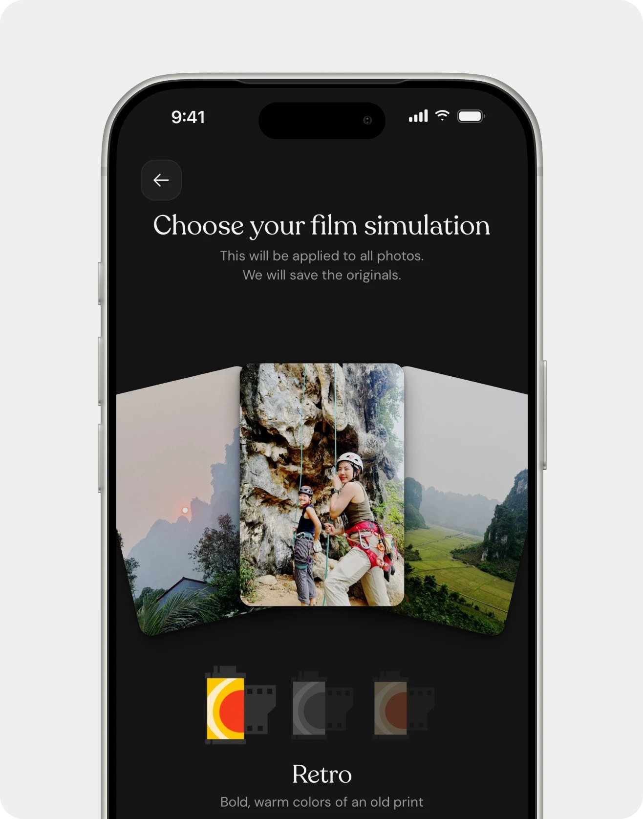 Choosing a film